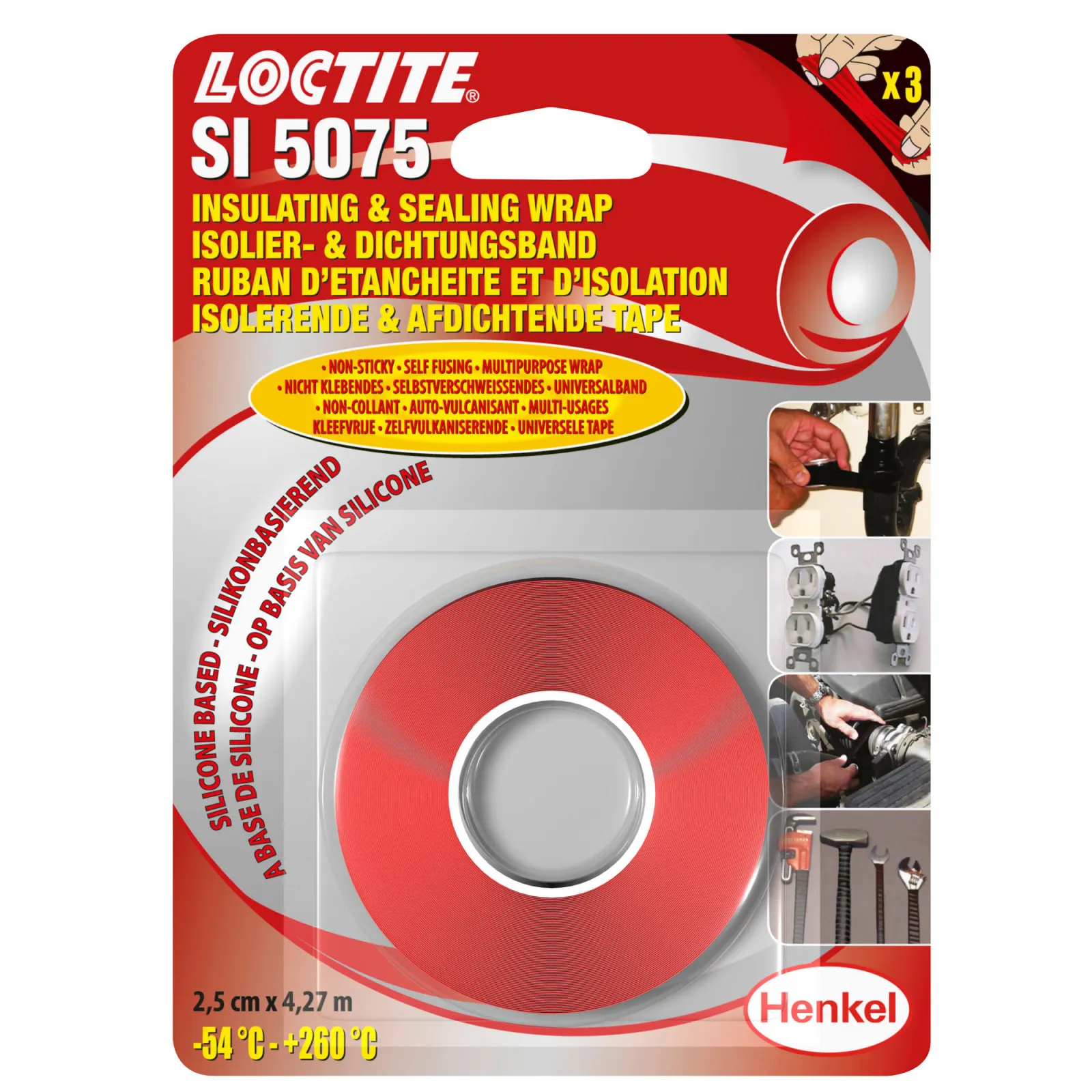Изоляционная и уплотнительная лента Loctite 5075 Изоляционная и уплотнительная лента Loctite 5075